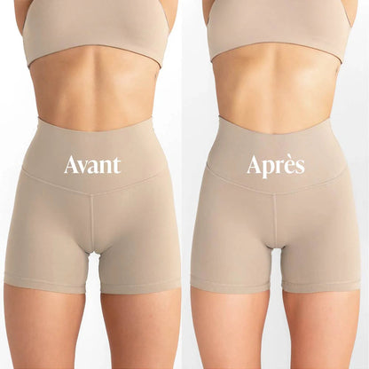 Tanga taille mi-haute nude (Lot de 3)