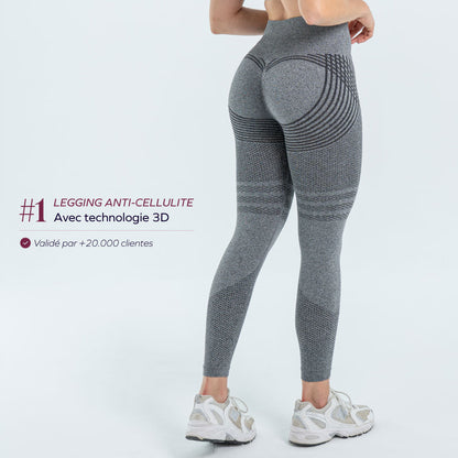 Legging 3D | Gris Foncé